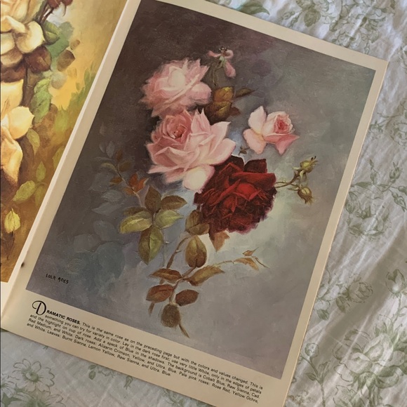 Vintage How to Paint Roses and Other Flowers Book by Lola Ades Prints - Picture 6 of 6